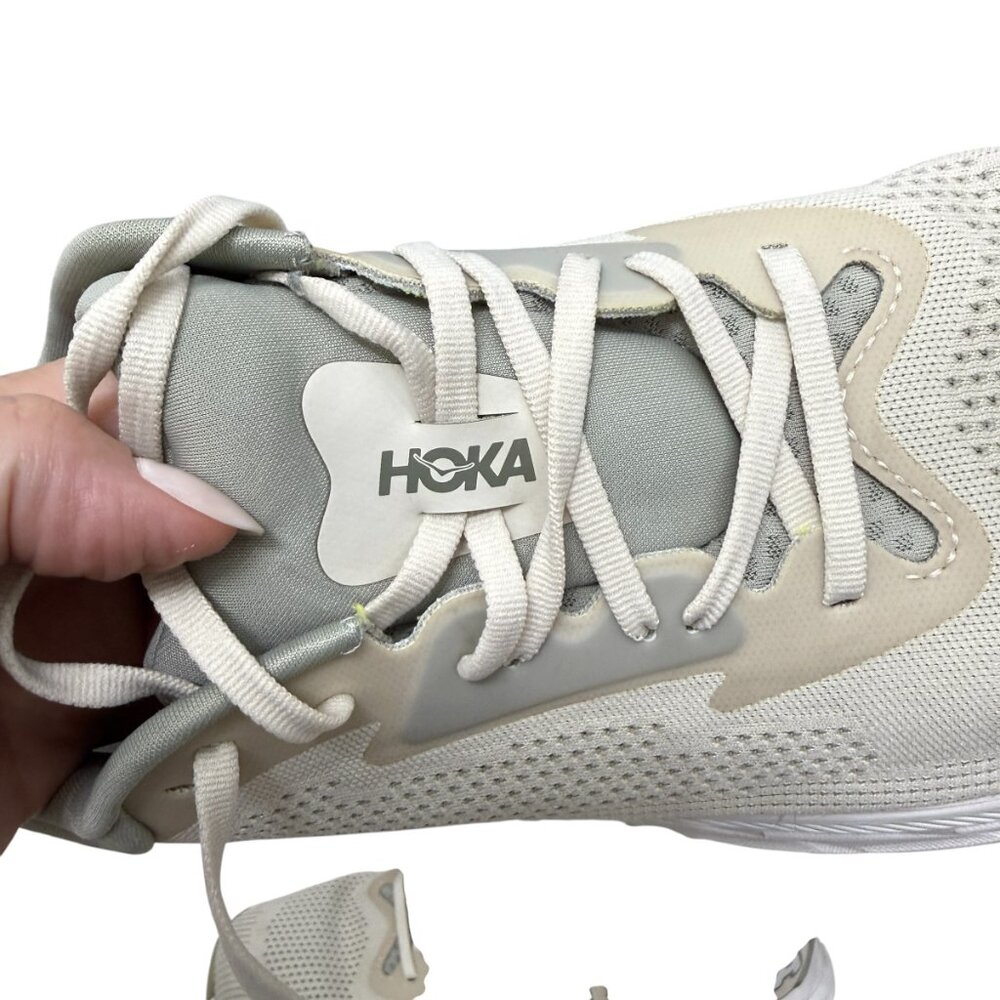 HOKA Arahi 7 Mens Running Sneakers Training Shoes in Oat Milk/Barley Sz 12 - Picture 5 of 10